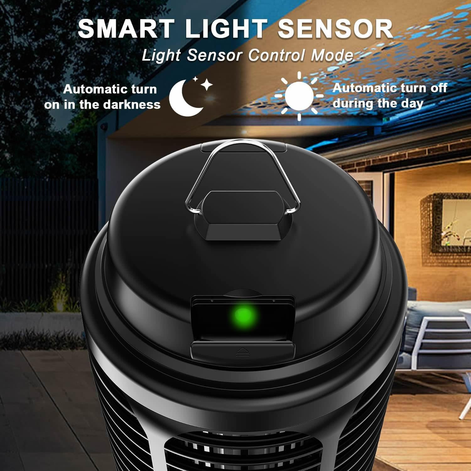 Large Coverage Bug Zapper for Indoor Outdoor Use, Weatherproof