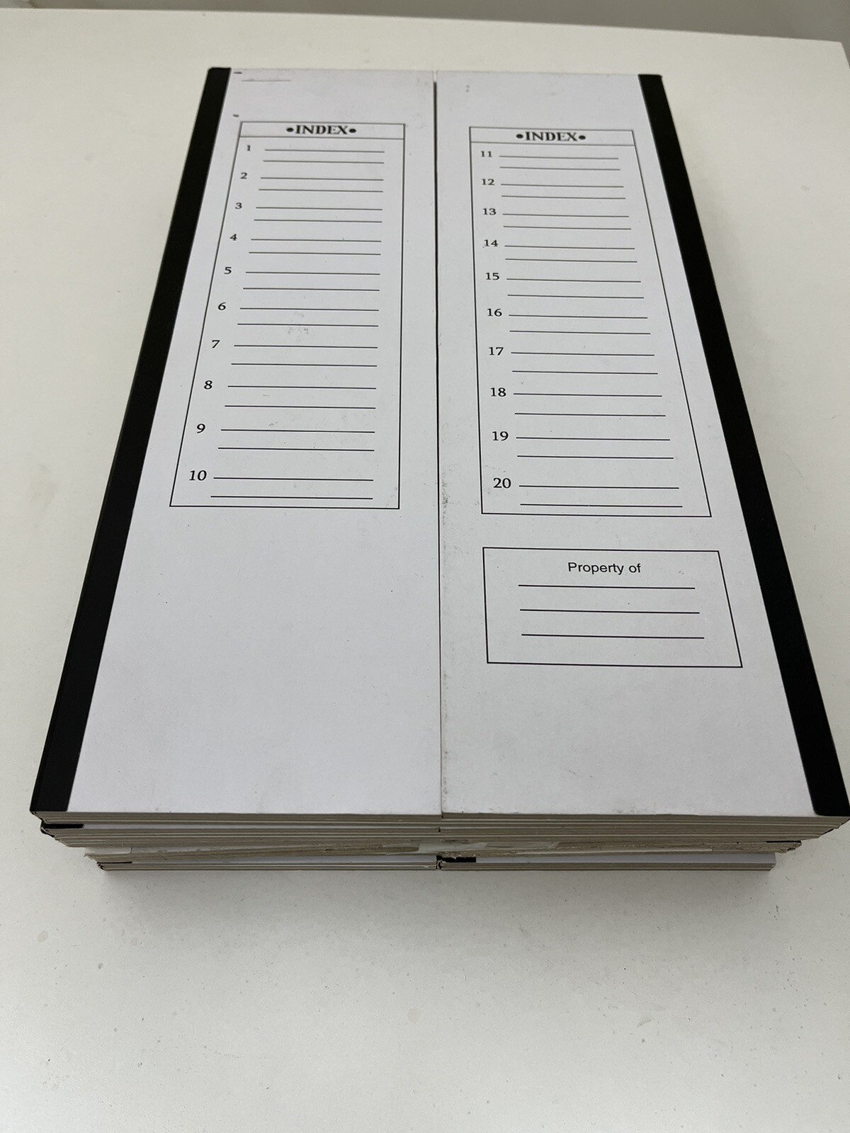 Microscope Slide File Folders, 20 Slides w/cover