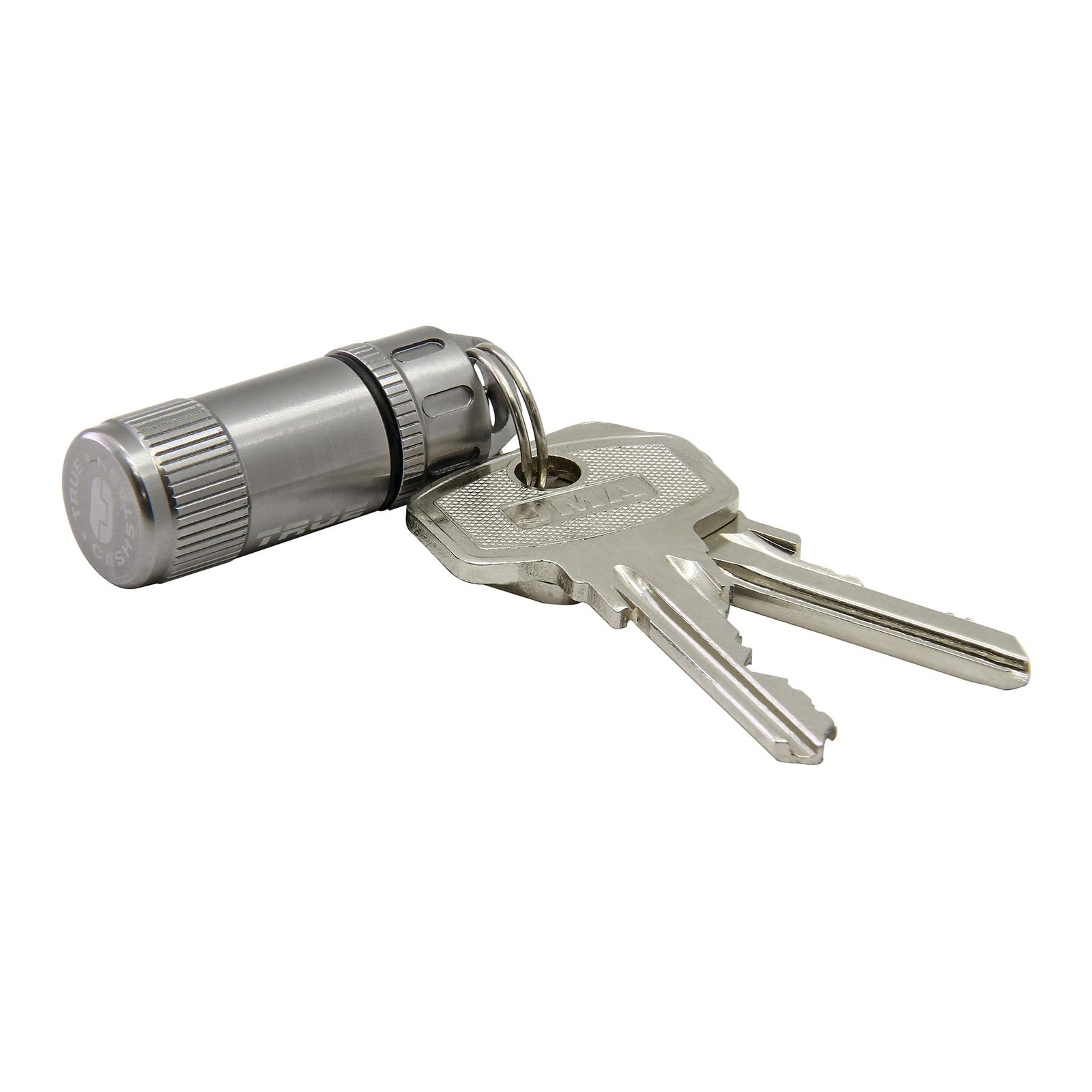 True Utility CashStash + Keyring Cash Holder us:one size, Silver