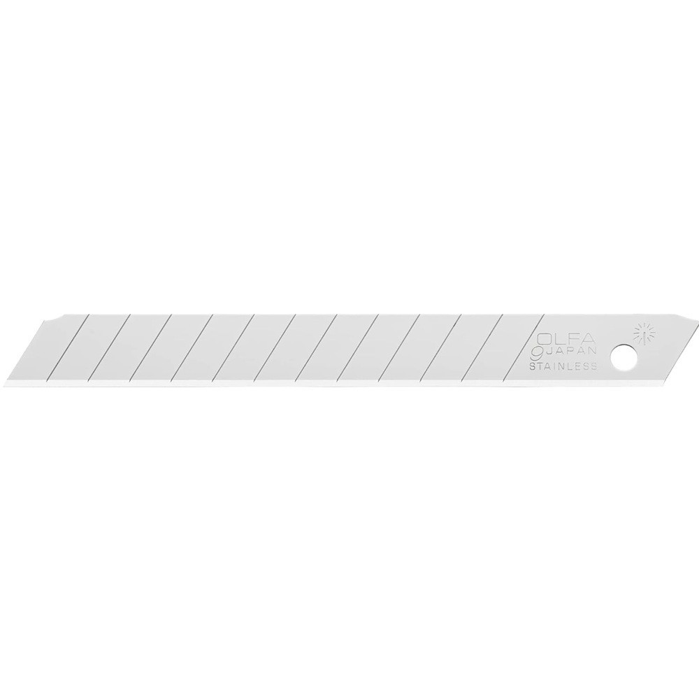 AB-50S OLFA Precision Stainless Steel Snap-Off Blades, 9mm, 1 Pack of 50 Each