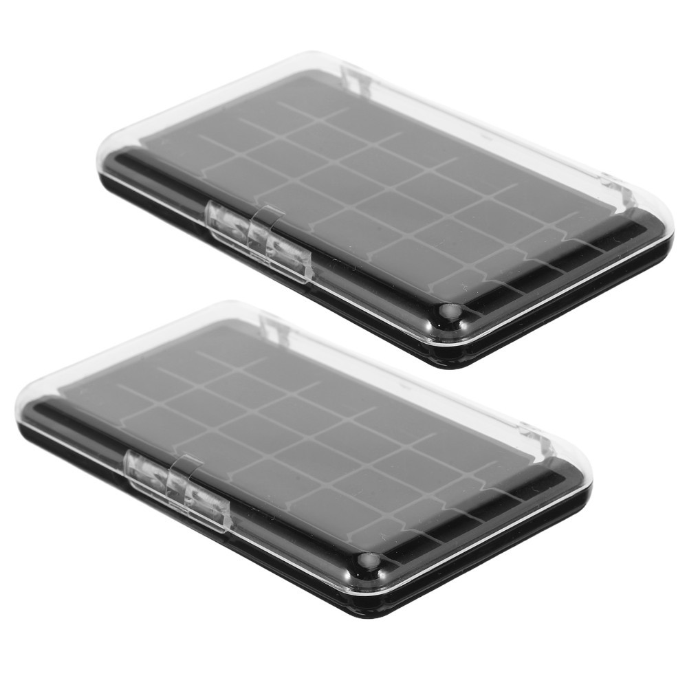 2Pcs Makeup Case Travel Refillable Eyeshadow Palette Empty Container