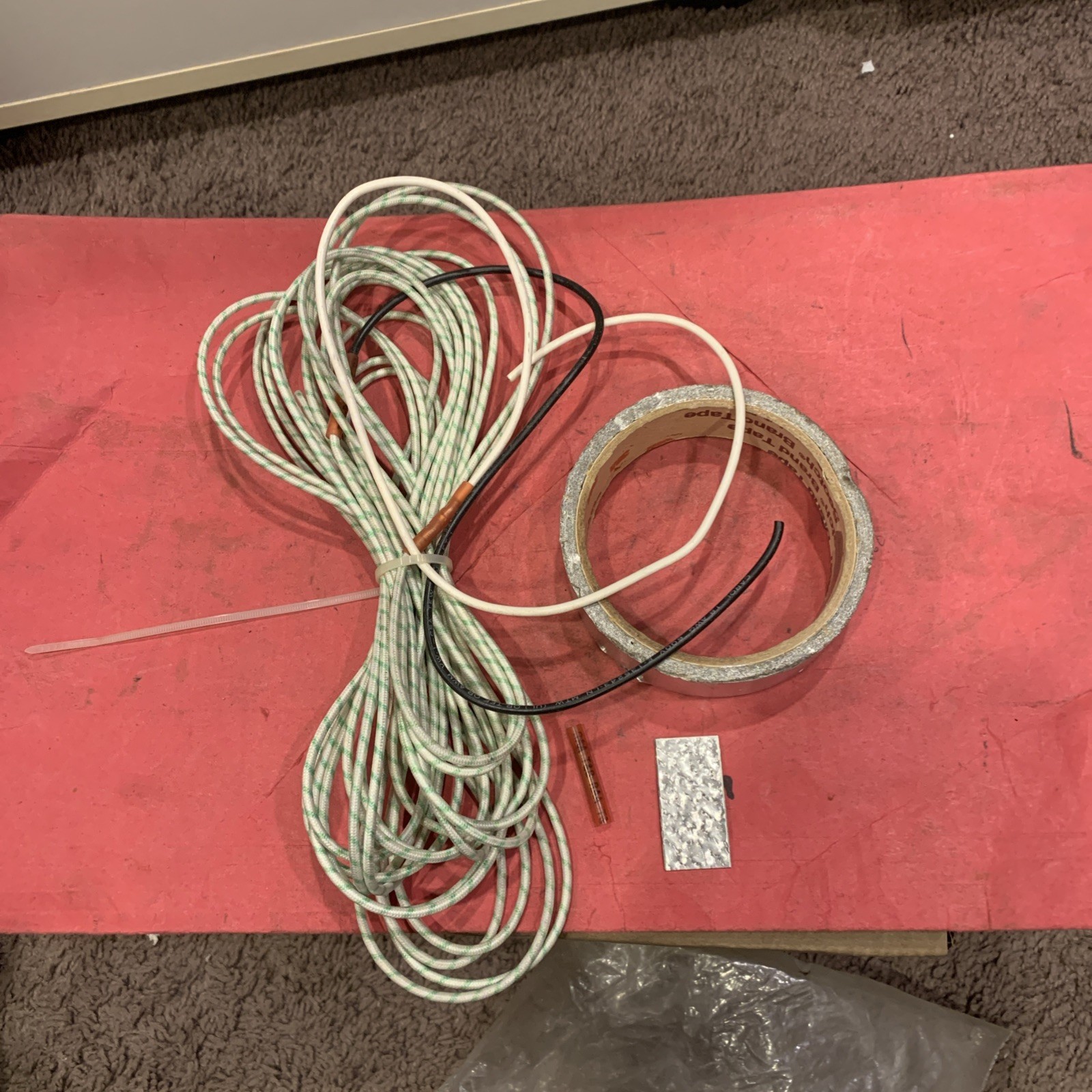 Door Heater Wire, Freezer, 320", Watts? 115V Maybe Capital Coolers Pa. NOS