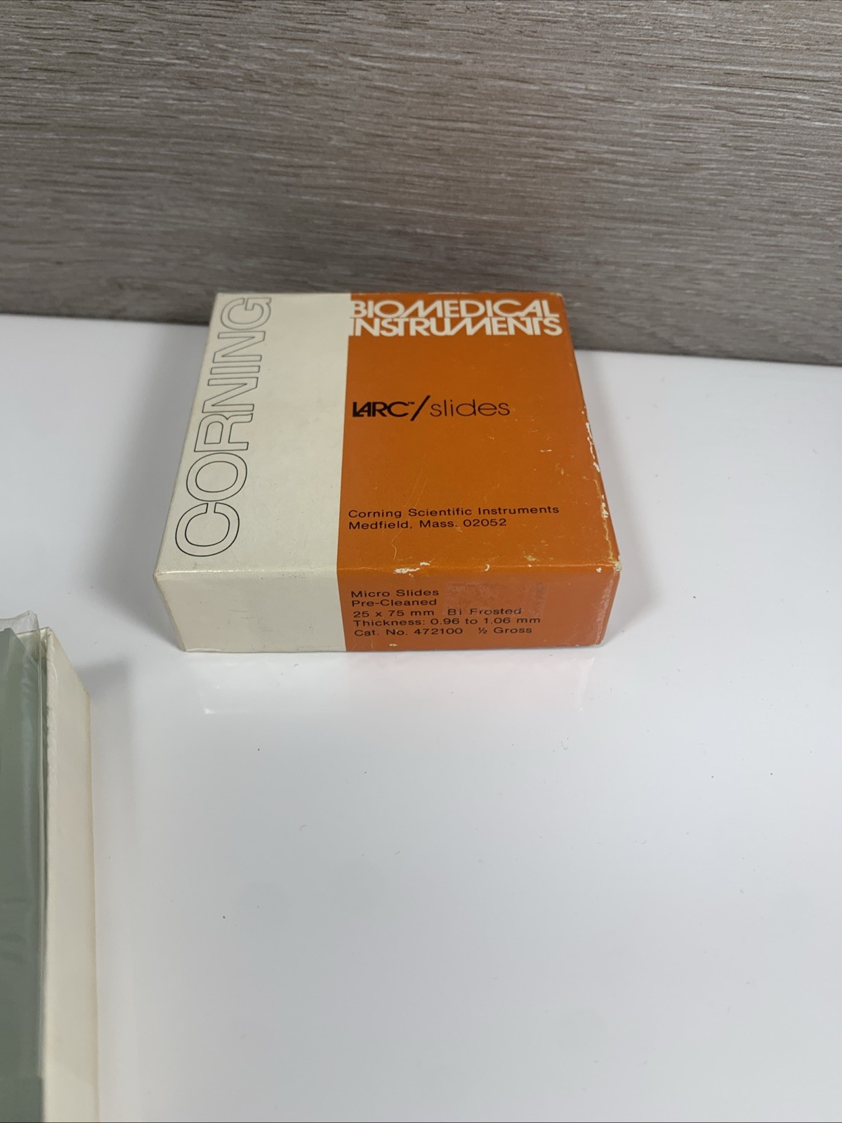 Corning Bi-Frosted 75mm x 25mm Plain Micro Slides (Lot of 60+) Unused