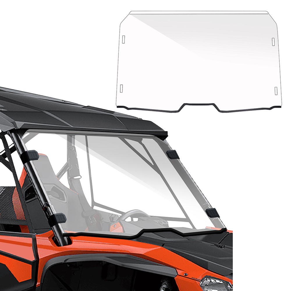 Front Windshield Window Scratch-Resistant for 2019-2025 Honda Talon 1000R 1000X