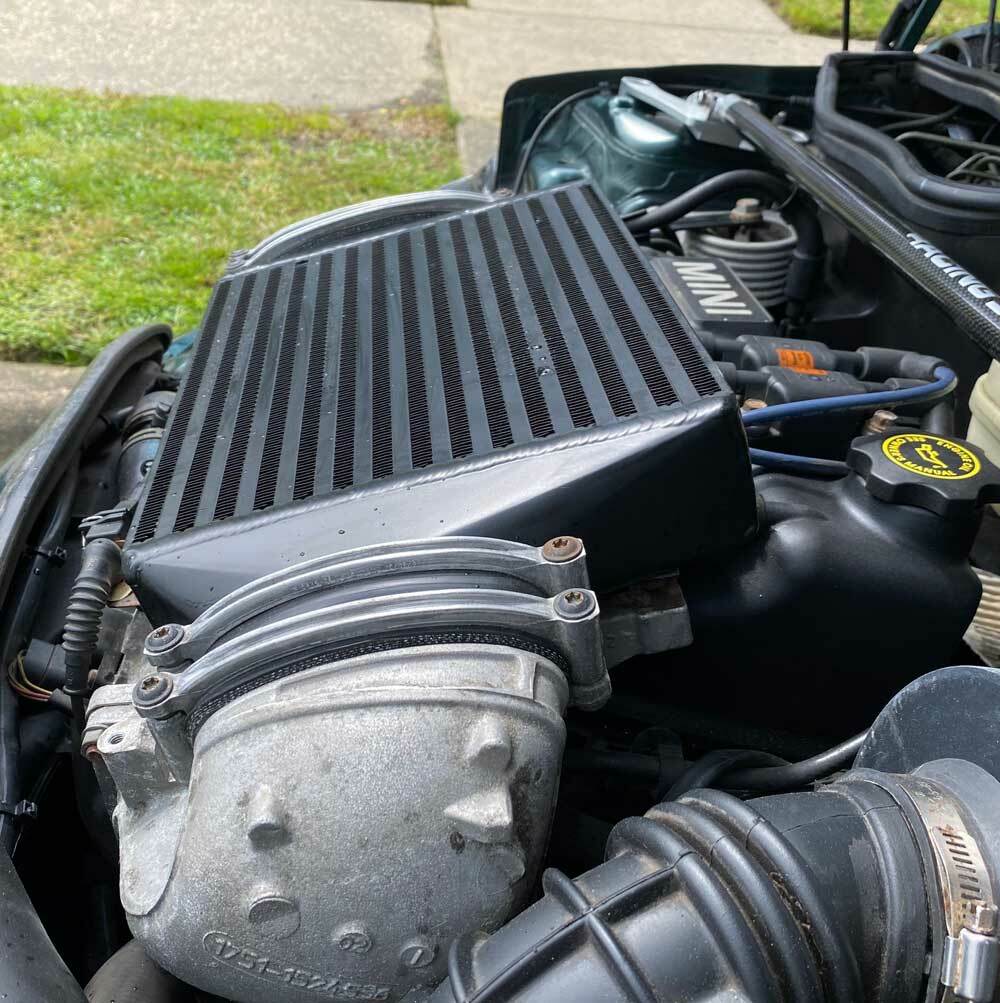 Intercooler, top mount for Mini Cooper S R53 2001-06