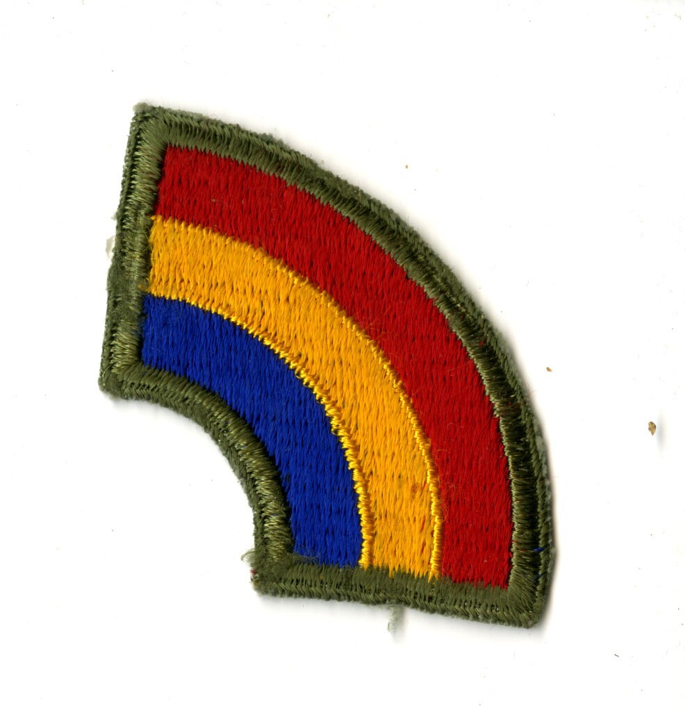 42nd Infantry Division White Back Patch WWII Original Europe Germany
