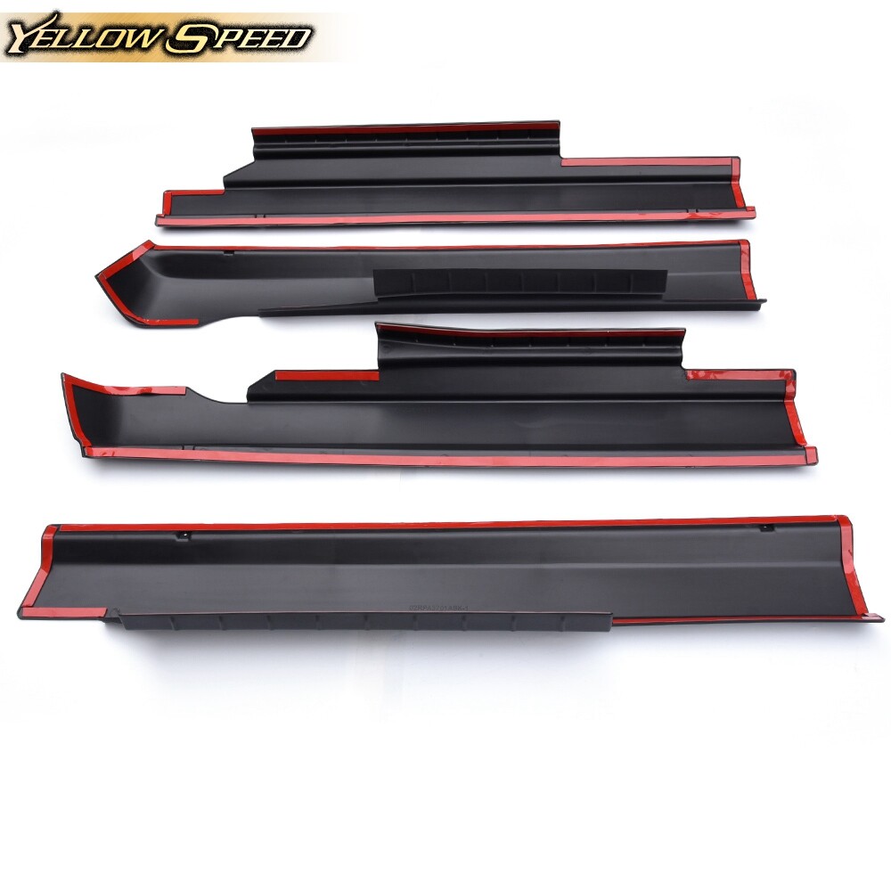 Rocker Panel Protector Guard Cover Trim Fit For 2009-2018 Dodge Ram Crew Cab