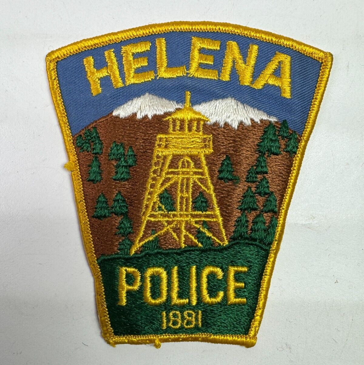 Helena Police Montana MT Patch Q7B