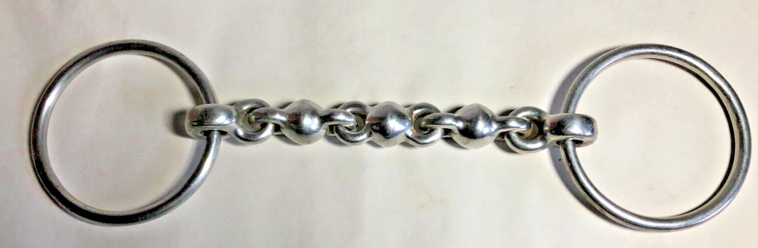5" Waterford 3" Loose Ring Snaffle Bit Stainless Steel