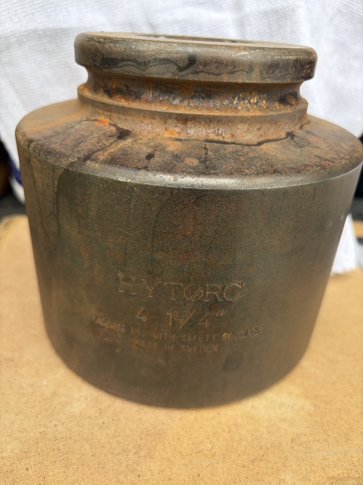 Used 4-1/4" Hytorc 6 Point Impact Socket 1-1/2" Drive
