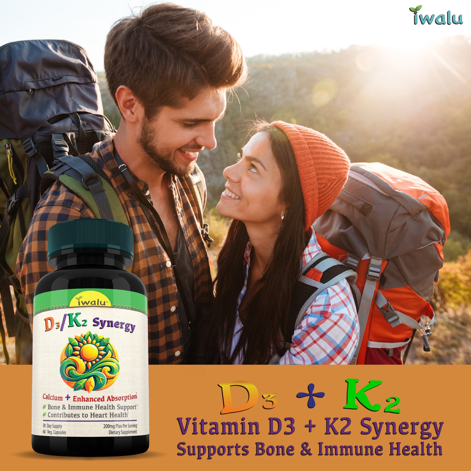 El Mejor Citrato De Calcio Con Vitamina D, IWALU (Oficial) *ENVÍO GRATIS