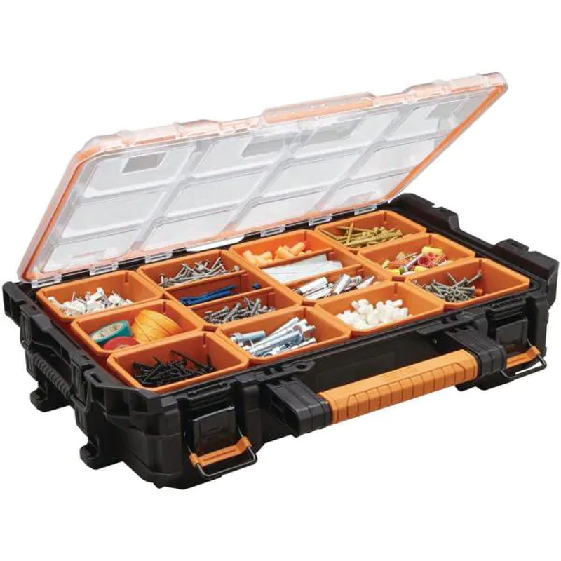 10-Compartment Small Parts Organizer RIDGID Pro System Gear