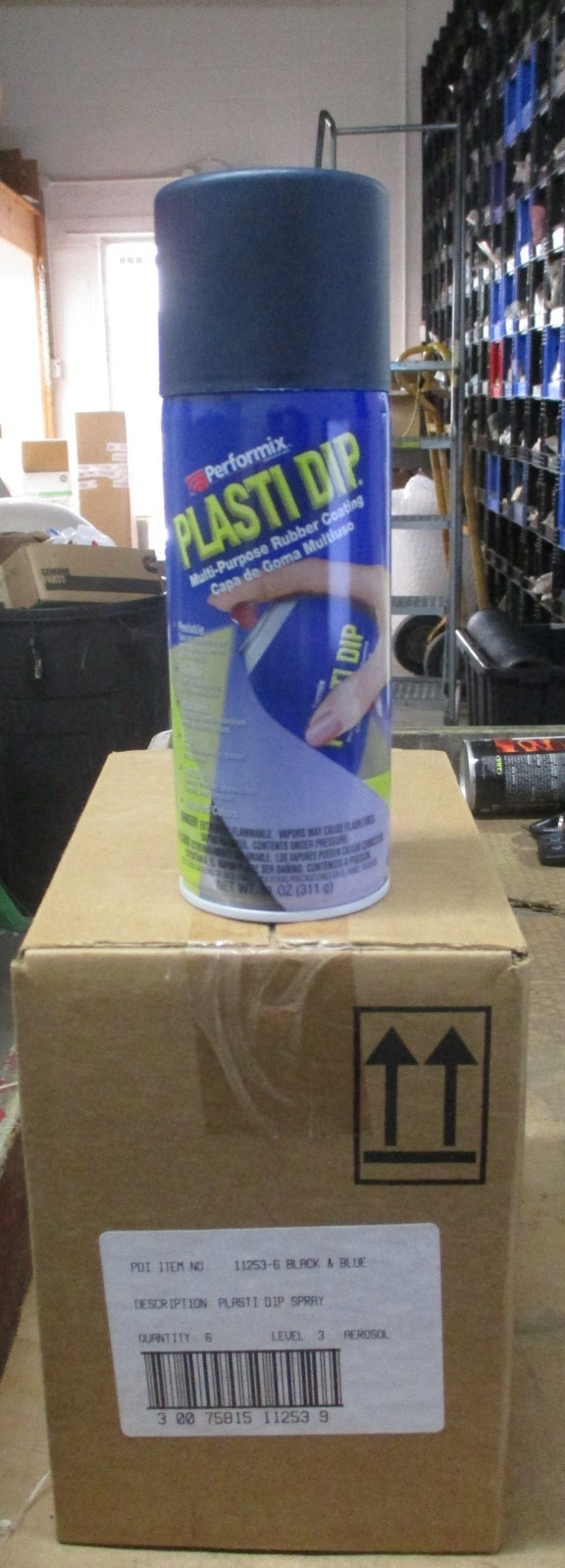 1 CASE Performix Plasti Dip 11253 Black and Blue Rubber Spray 11oz Aerosol
