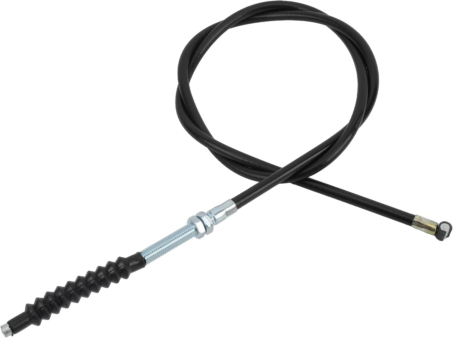 43.31'' 1100mm Motorcycle Clutch Cable Line Wire Repl Color: BlackSize: 1100MM