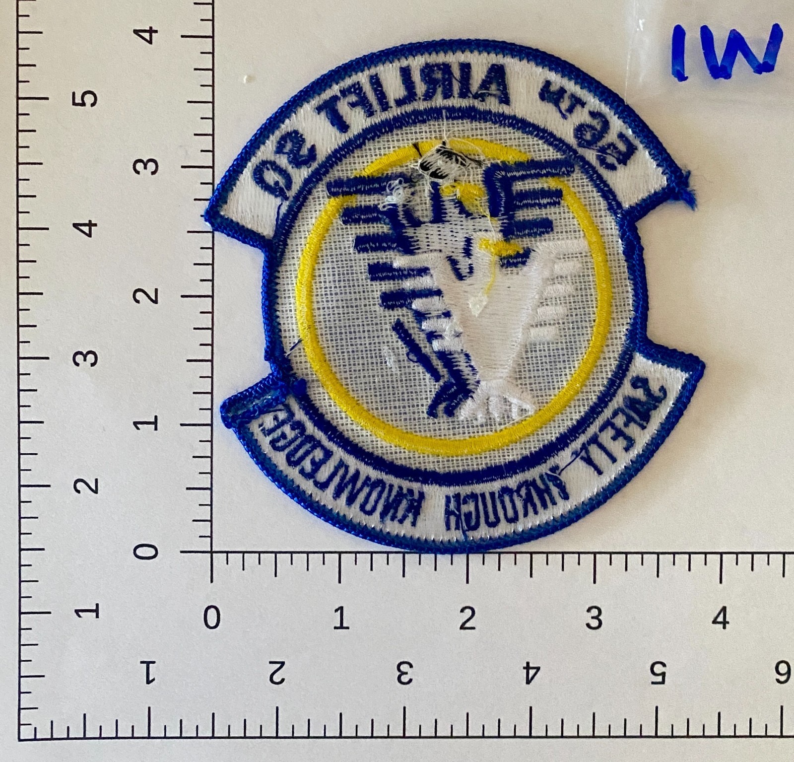 56th Airlift Squadron Patch Safety Through Knowledge