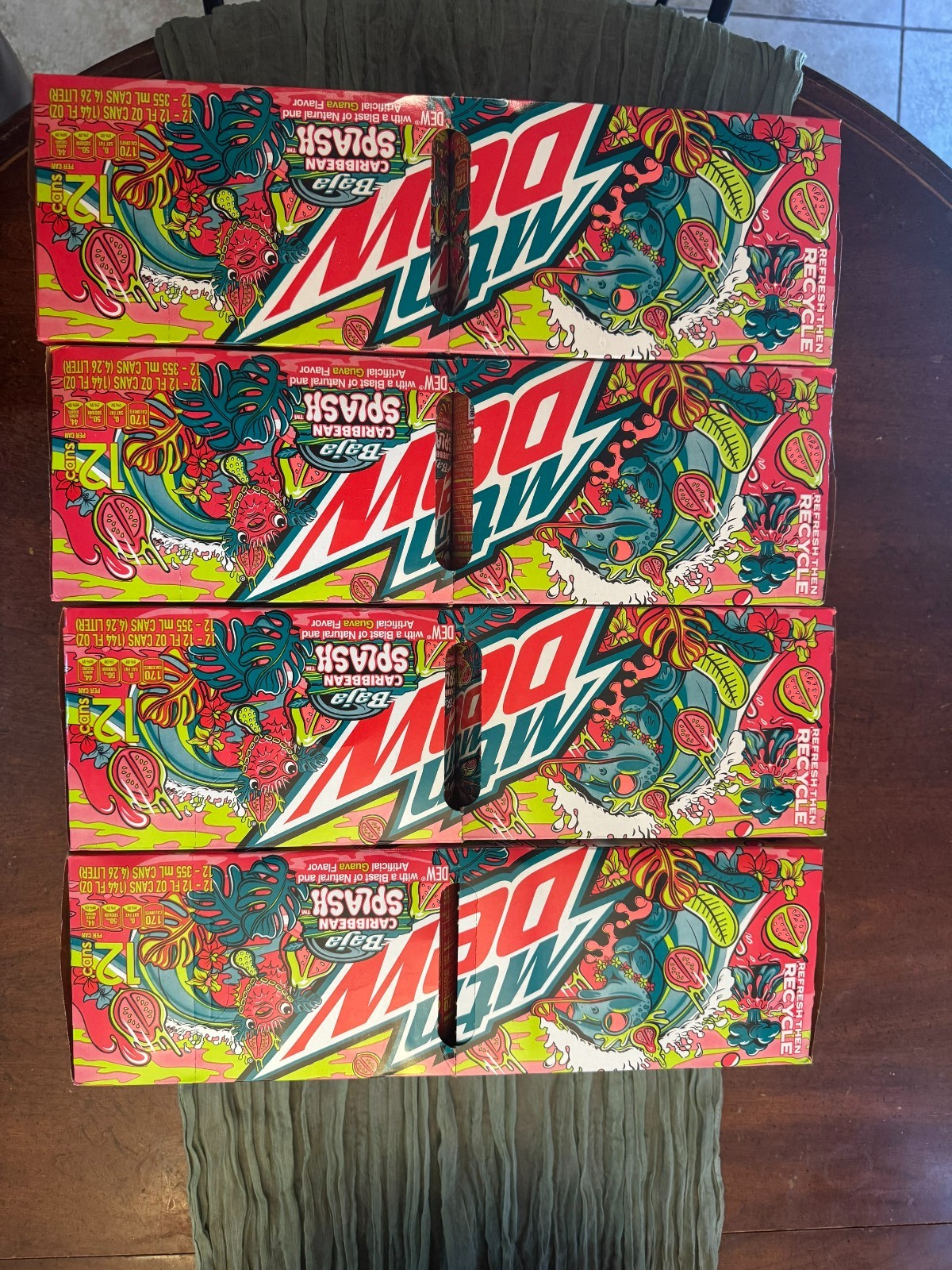 Mountain Dew Baja Caribbean Splash Limited Edition 12 Pack