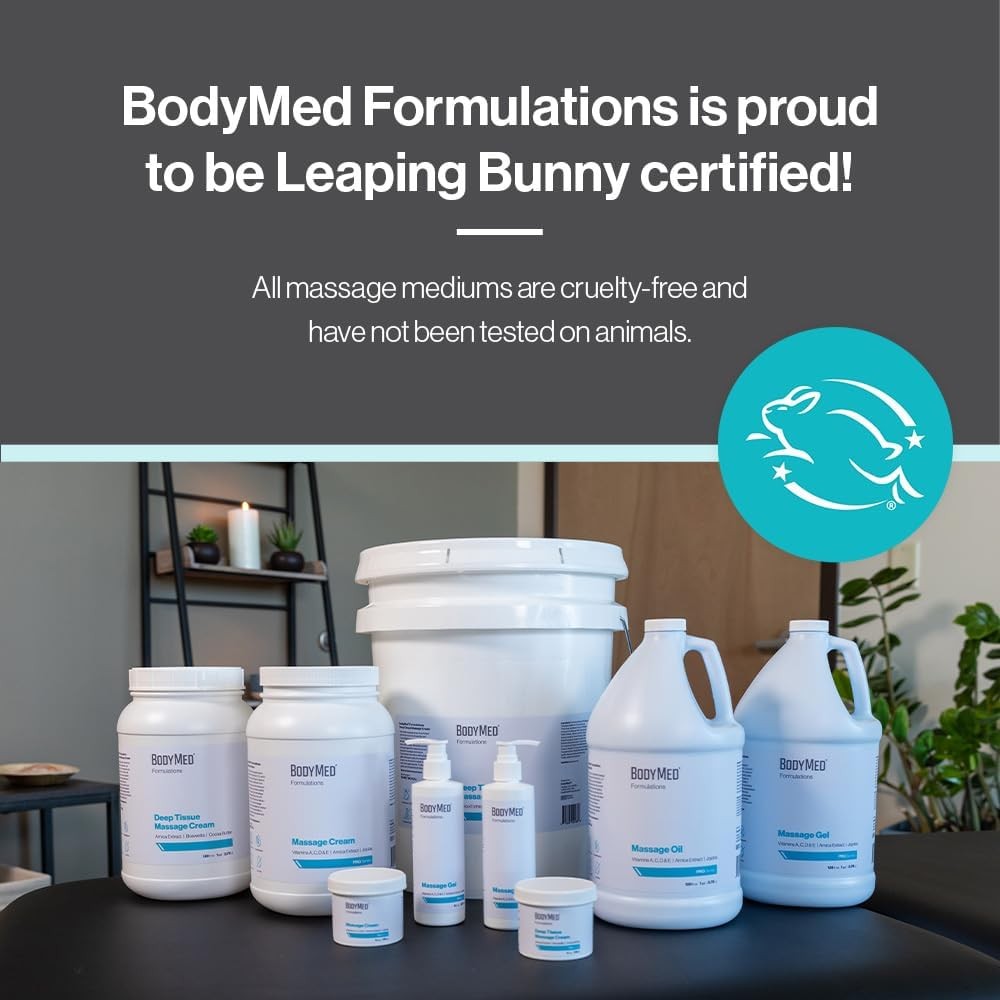 BodyMed Formulations Massage Lotion, 8 oz. – Fragrance-Free, All-Natural Lotio