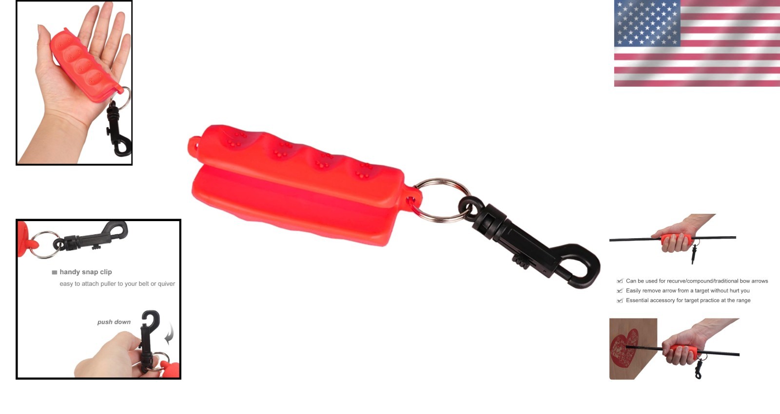Lightweight Archery Target Remover with Soft Handle - Essential Practice Tool
