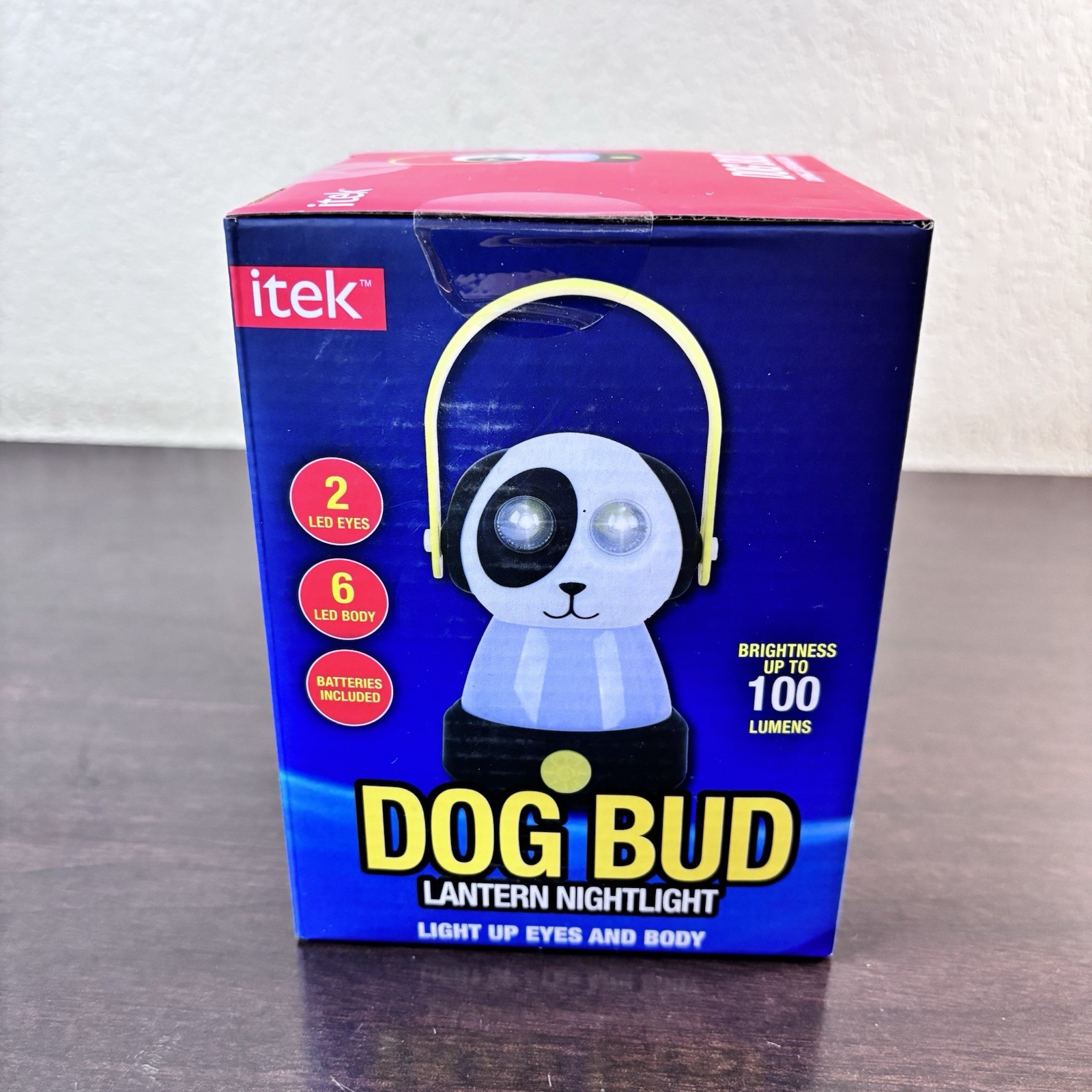 itek Dog Bud Lantern Night Light - 100 Lumens Dog Shaped Lantern Trick Or Treat