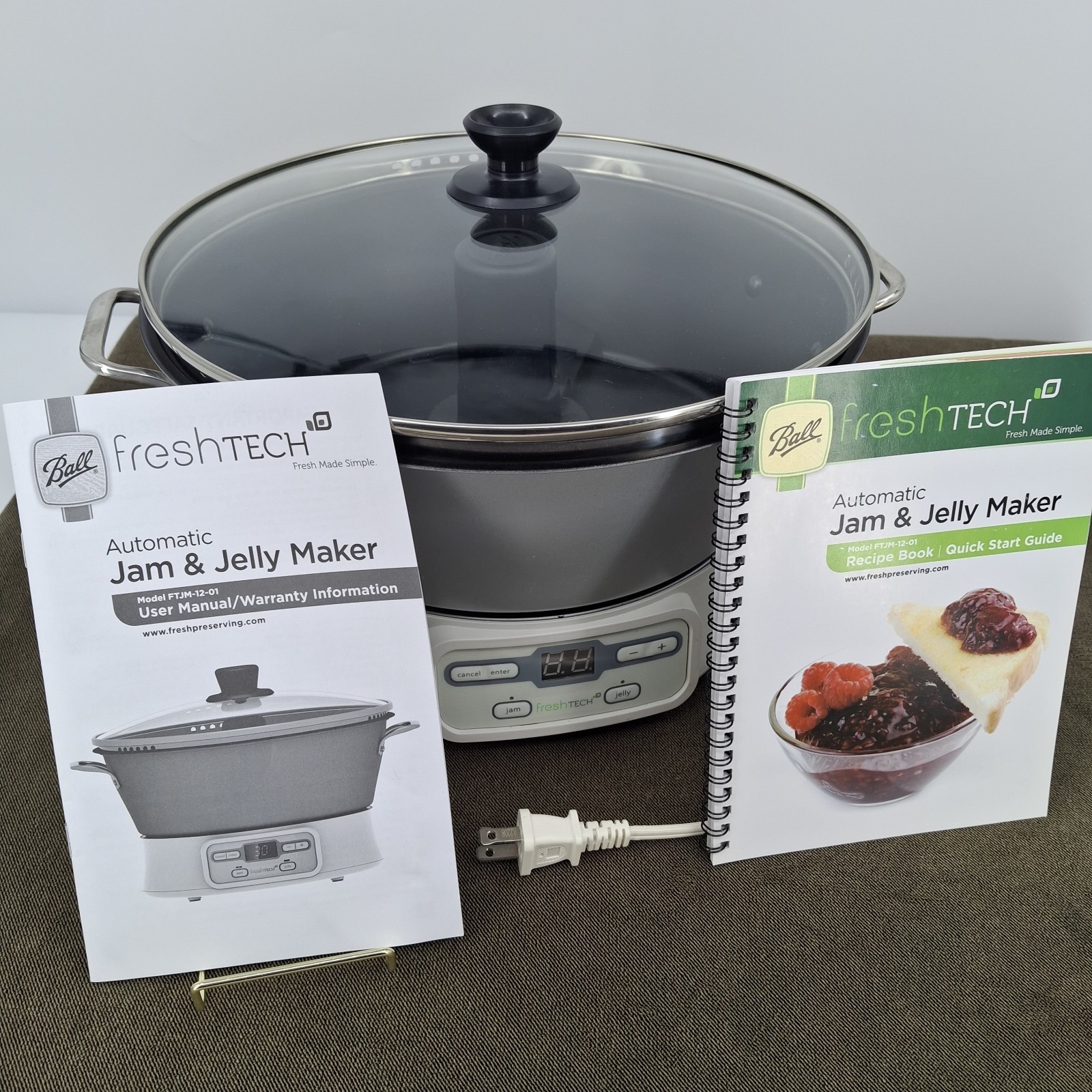 Ball Fresh Tech Automatic Jam & Jelly Maker FTJM-12-01 Tested Great