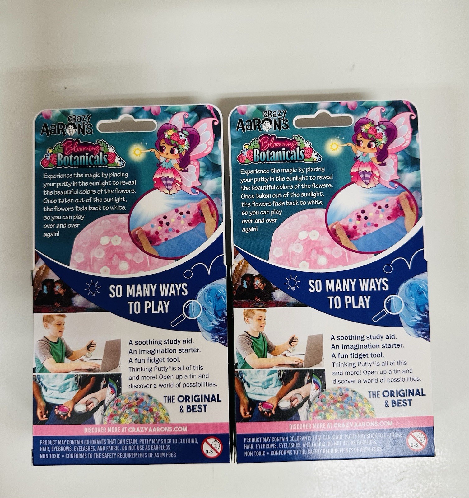 Aaron's Crazy Thinking Putty Blooming Botanicals 2.1 Oz NEW