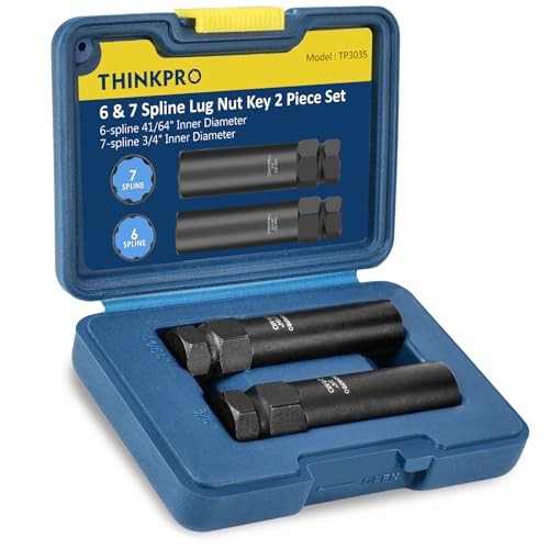 6 & 7 Spline Lug Nut Key Set for BMW/Audi/Toyota, 2 Piece | 6 & 7 Spline