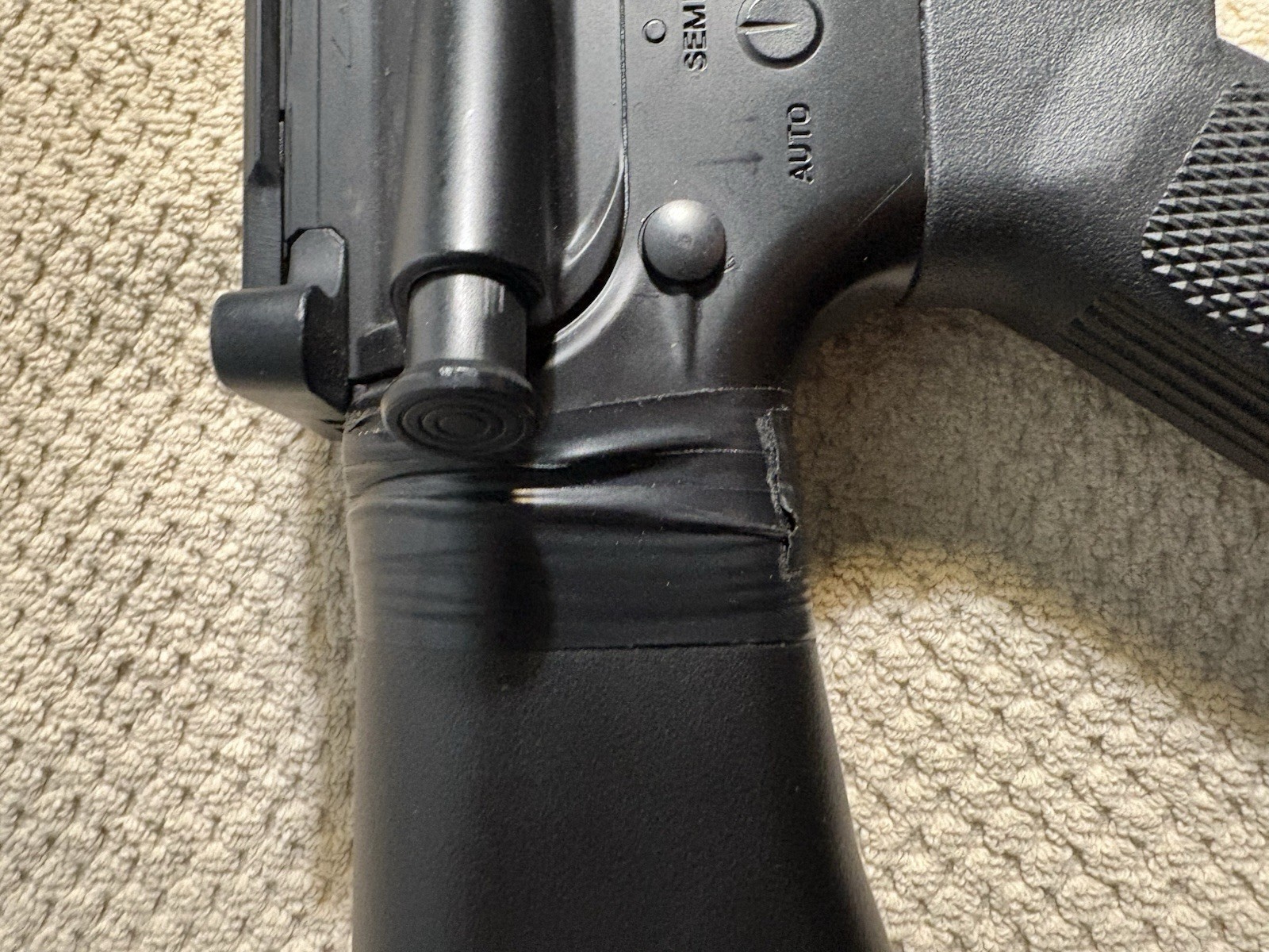 Cyma M16A3 Airsoft Rifle Fixed Stock w/ Sling Included & Red Dot Sight