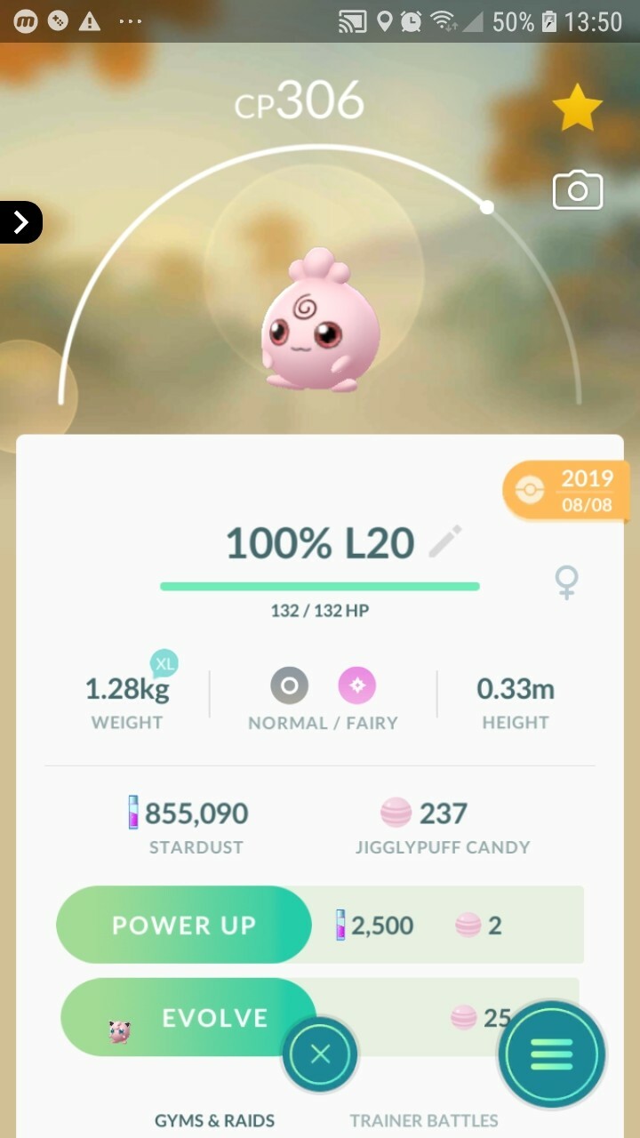Igglypuff Pokemon Tr@de Go