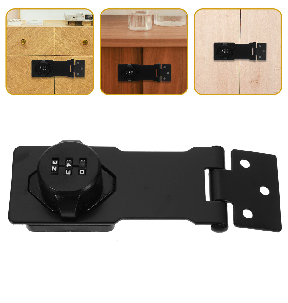 Desk Drawer Combination Lock Zinc Alloy Anti Theft Lock For Cabinet