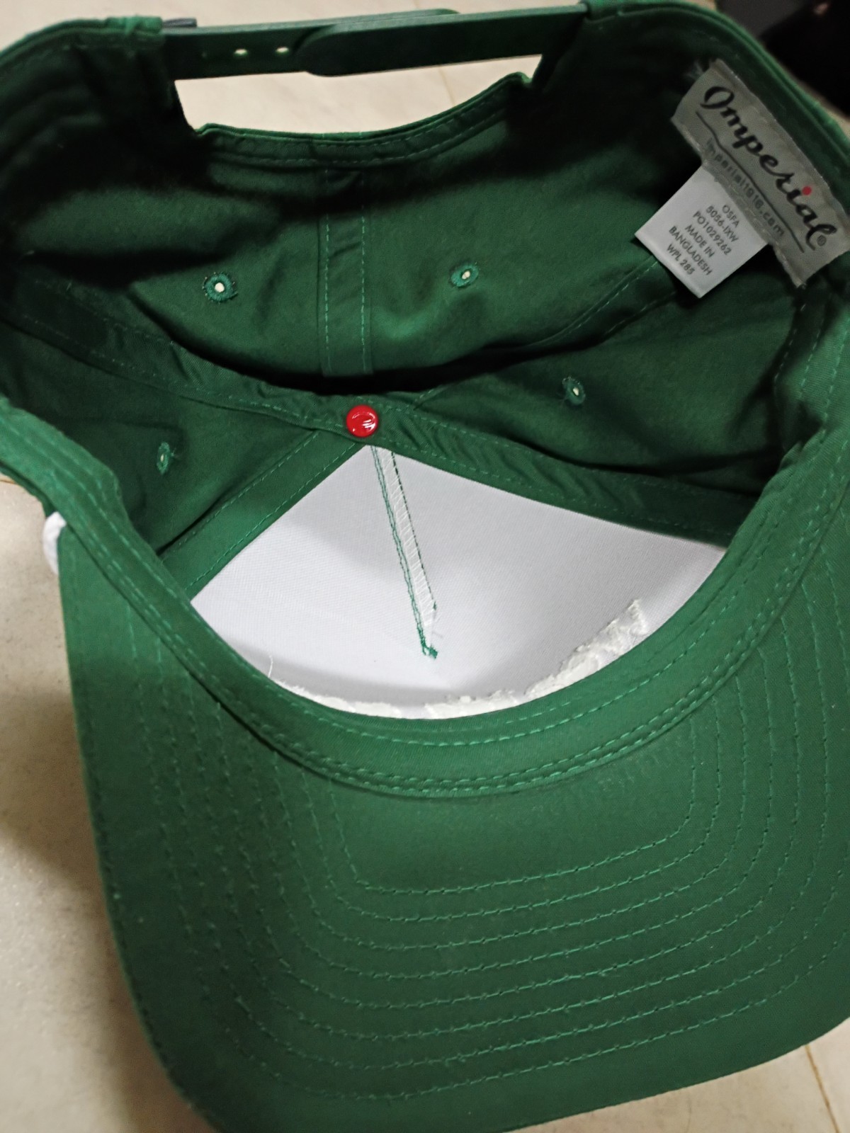 Imperial 5054 The Wrightson Green Performance Rope Hat Snapback Cap Wealth.com