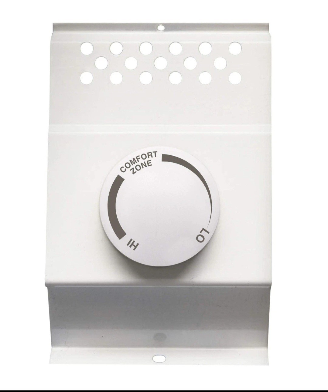 Single Pole Built-In Thermostat Kit for Wall Heater 22 Amp 240V White Case