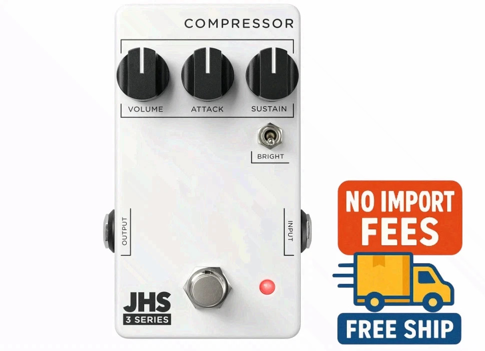 🔥NEW JHS Pedals 3 Series Compressor Guitar Effects Pedal True Bypass Stompbox