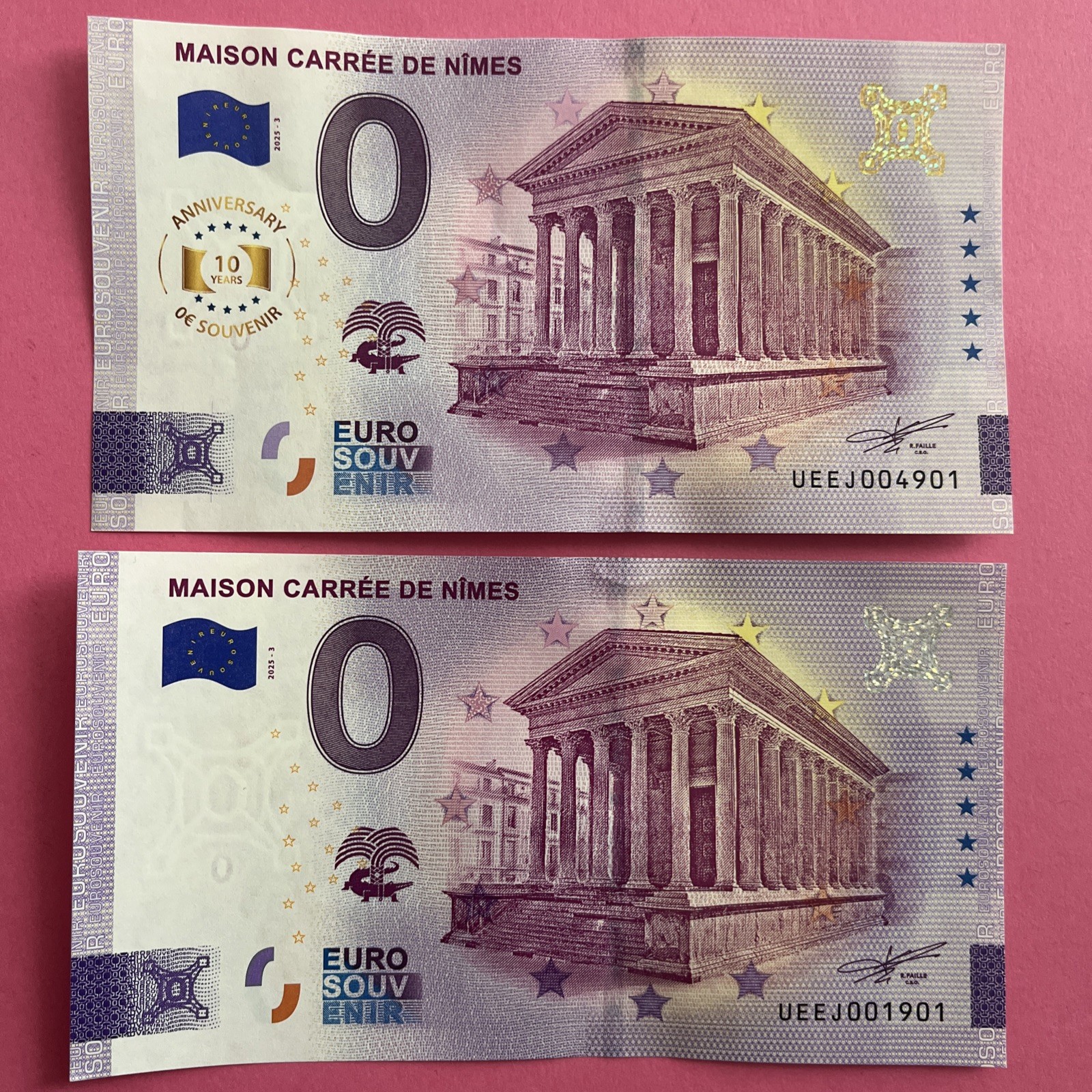 2 TOURIST TICKETS €0 2025-3 SQUARE HOUSE NIMES