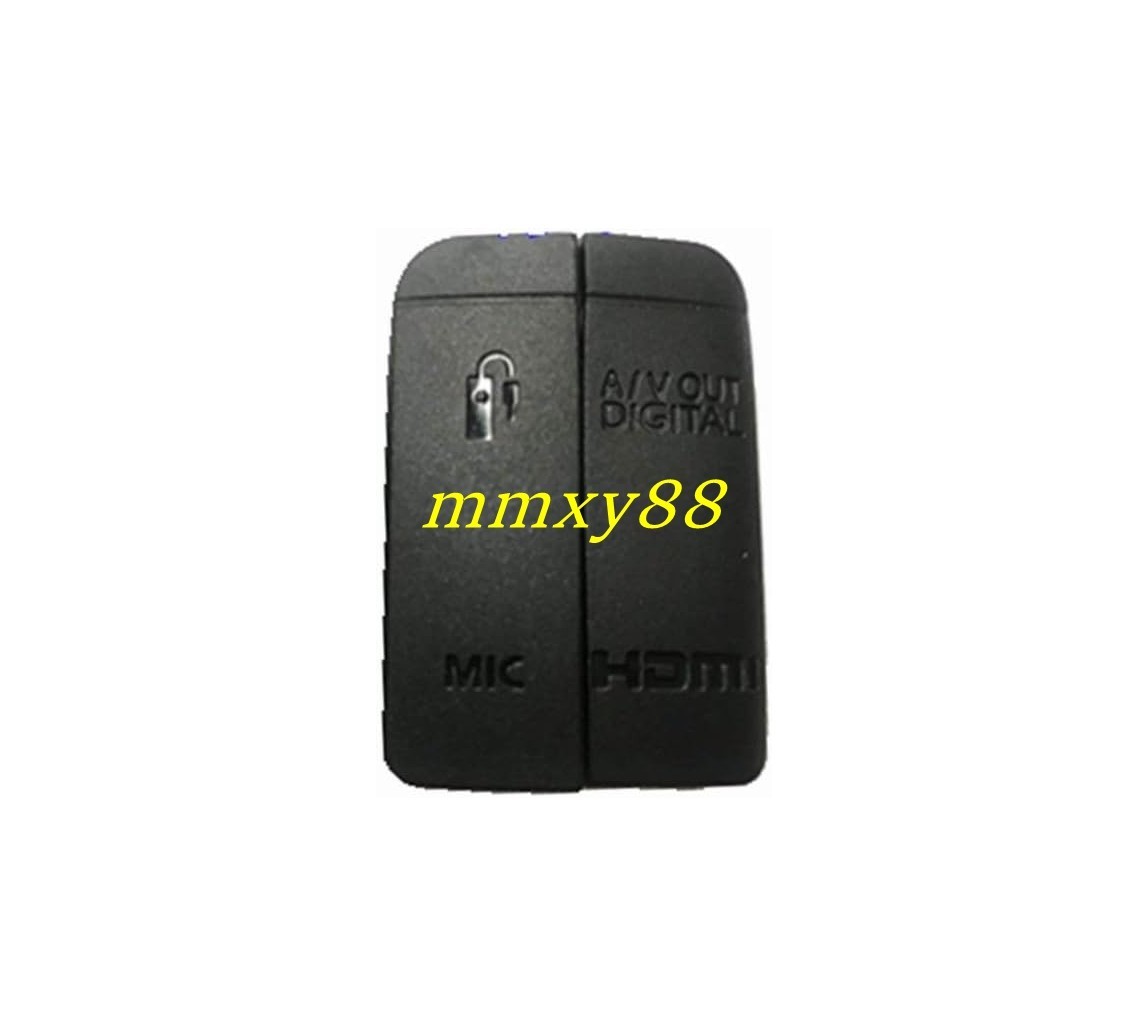 USB AV Out HDMI MIC Side Rubber Cover Cap For Canon EOS 6D Camera New