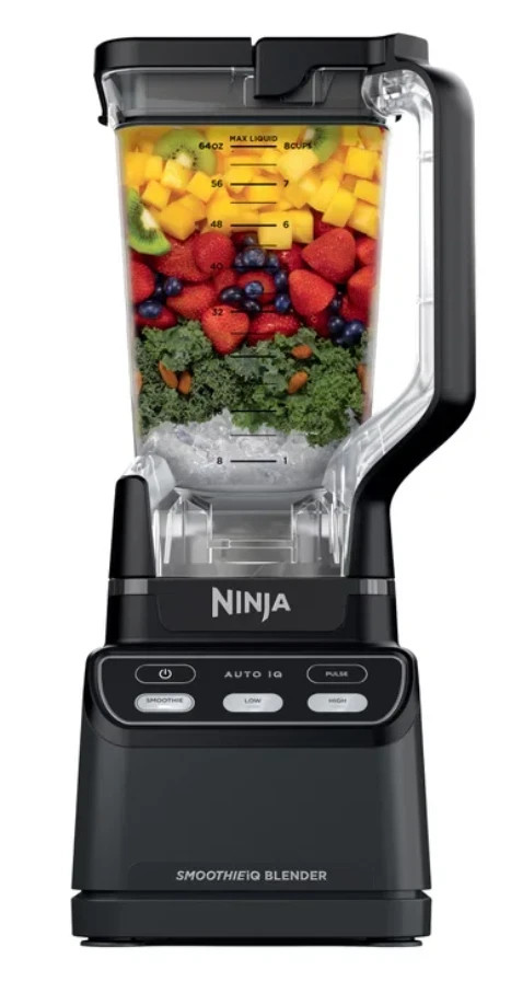 Ninja Professional Blender with Smoothie Auto-iQ, 1400 Peak Watts 72-oz CO750B