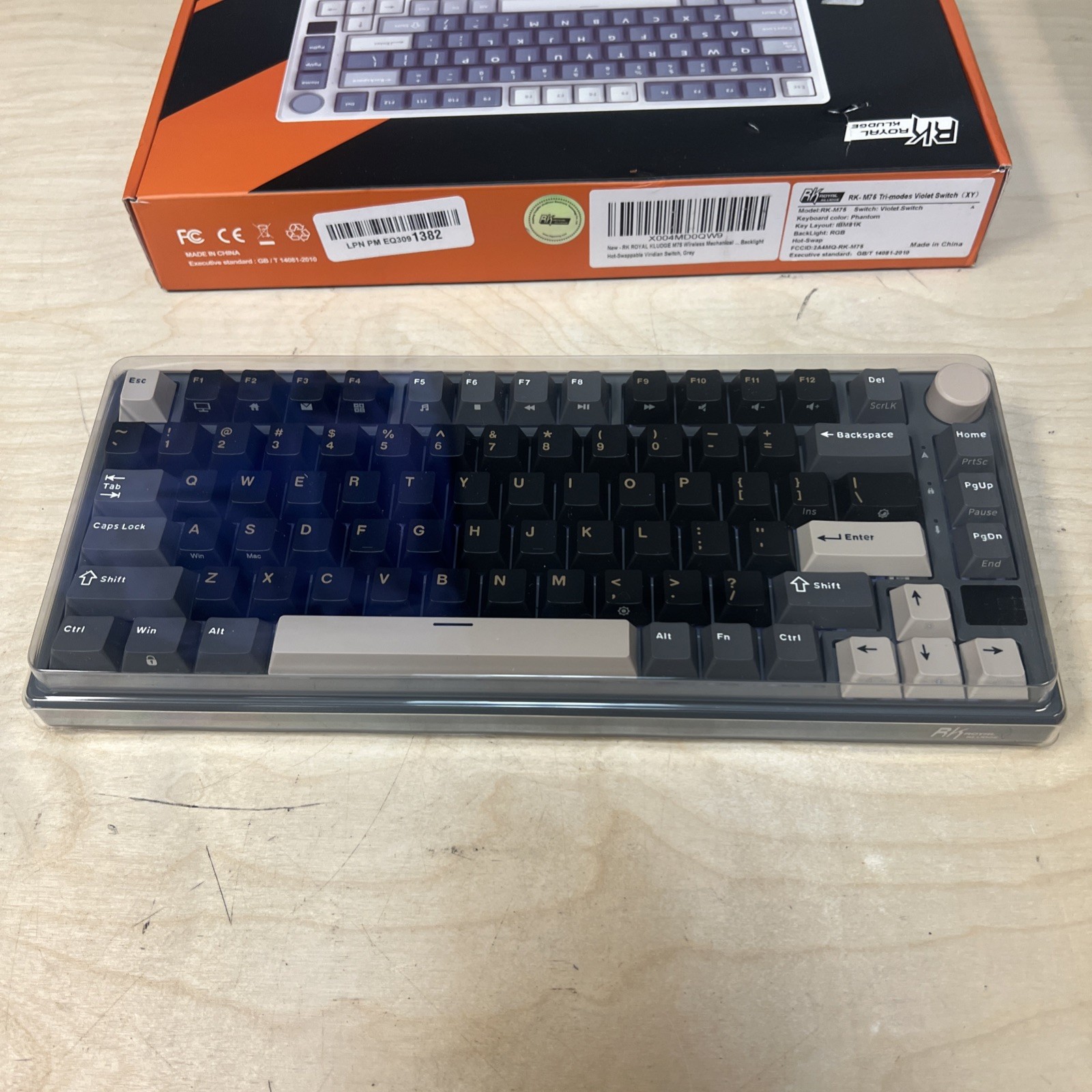 ~New Open Box~ RK ROYAL KLUDGE M75 Wireless Mechanical Gaming Keyboard
