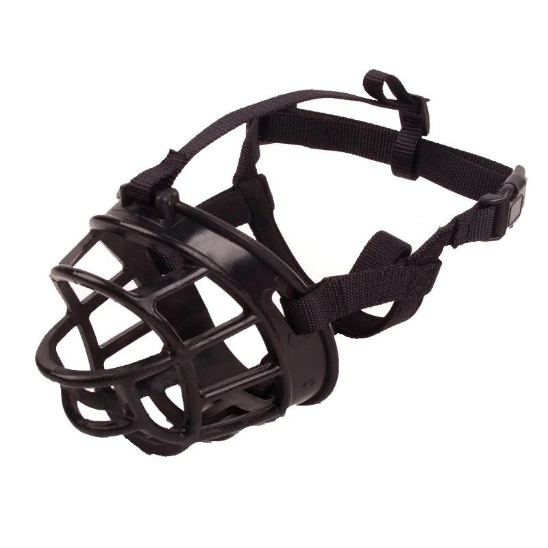 Soft Silicone Pet Dog Muzzle Anti-biting Stop Barking Chewing Mask Adjusting Pet