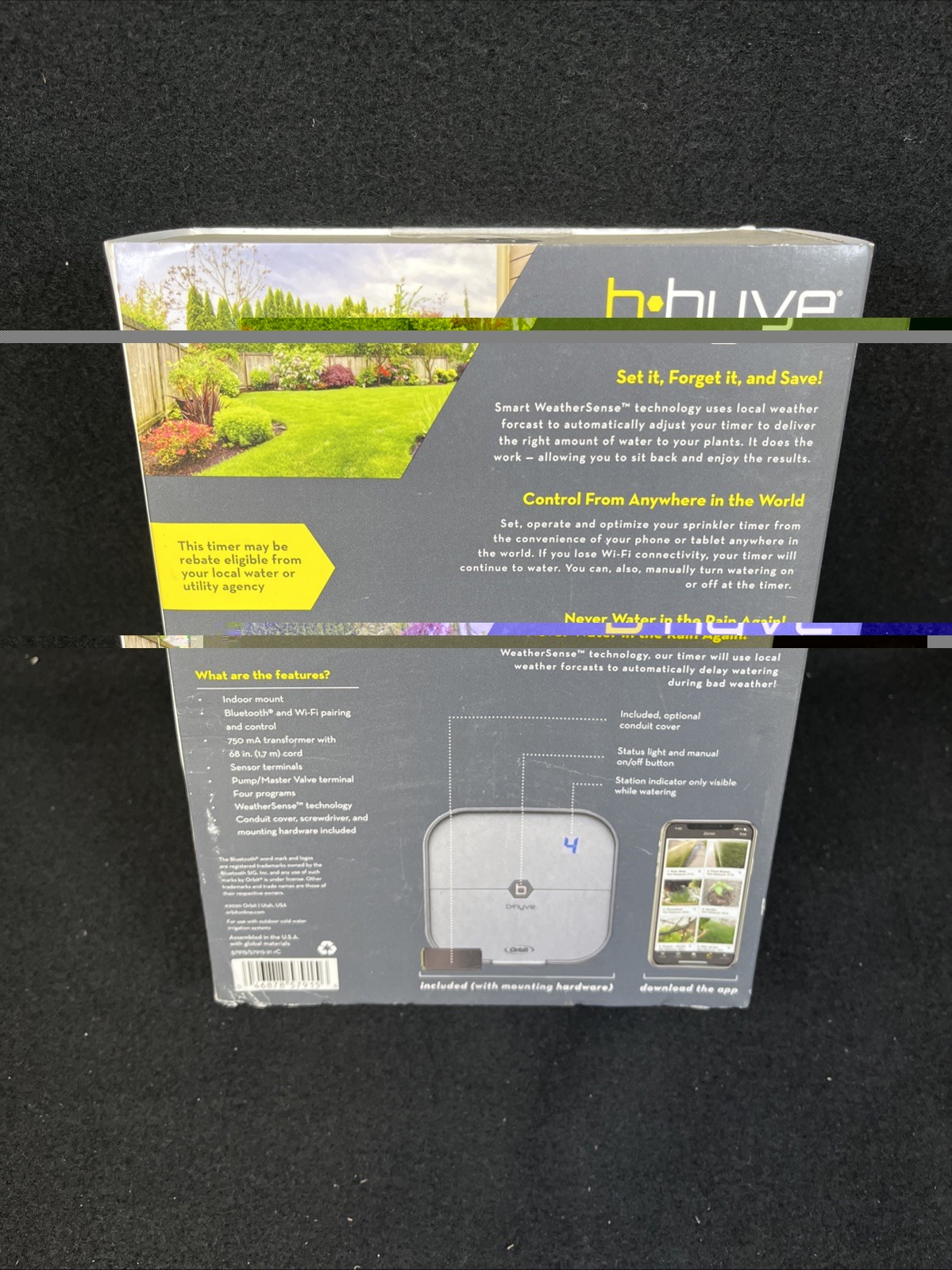 Orbit B-hyve 4-Zone Smart Indoor Sprinkler Controller - 57915