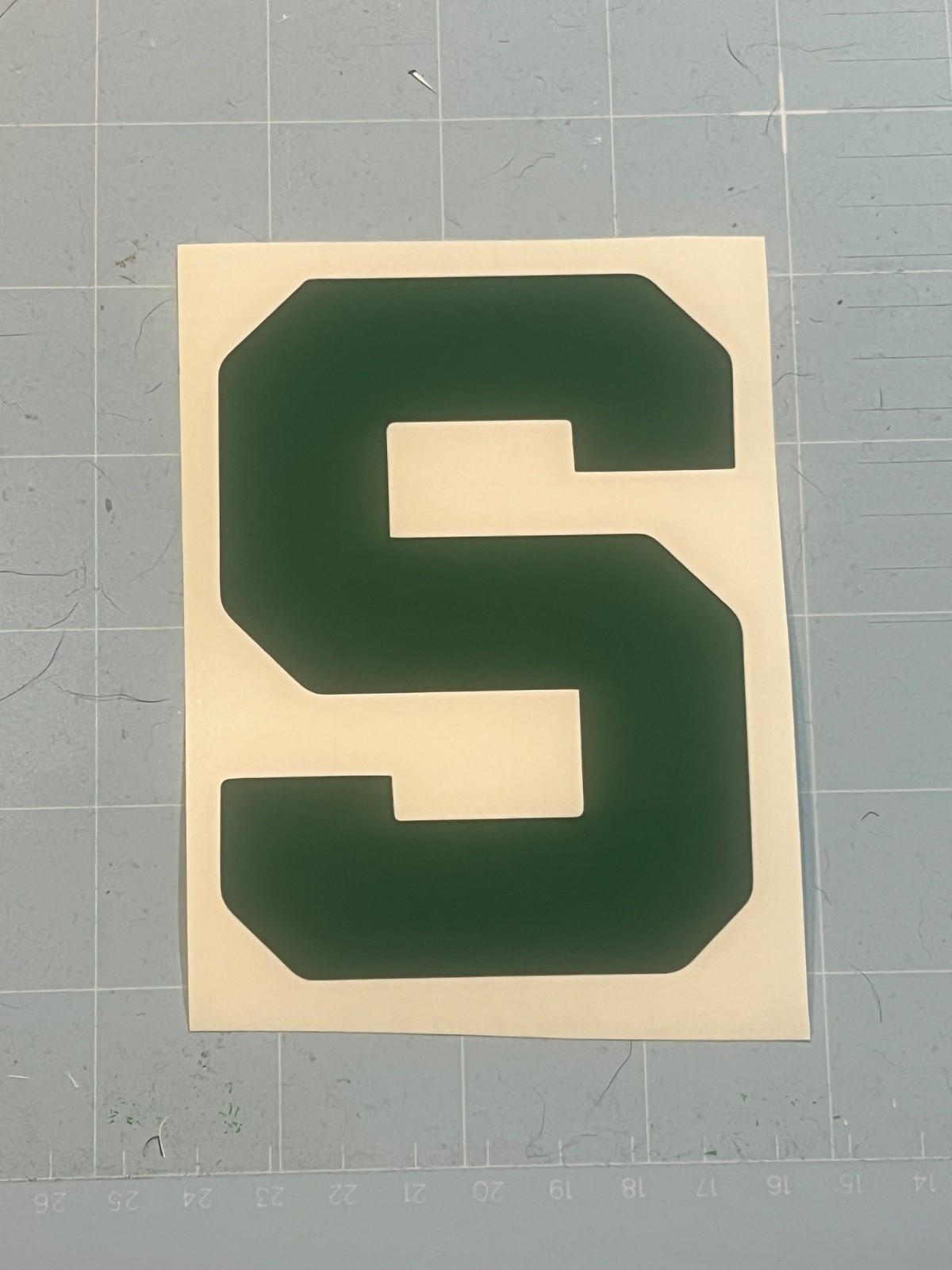 Michigan State University MSU Spartans S logo Window Vinyl Decal Other Colors!