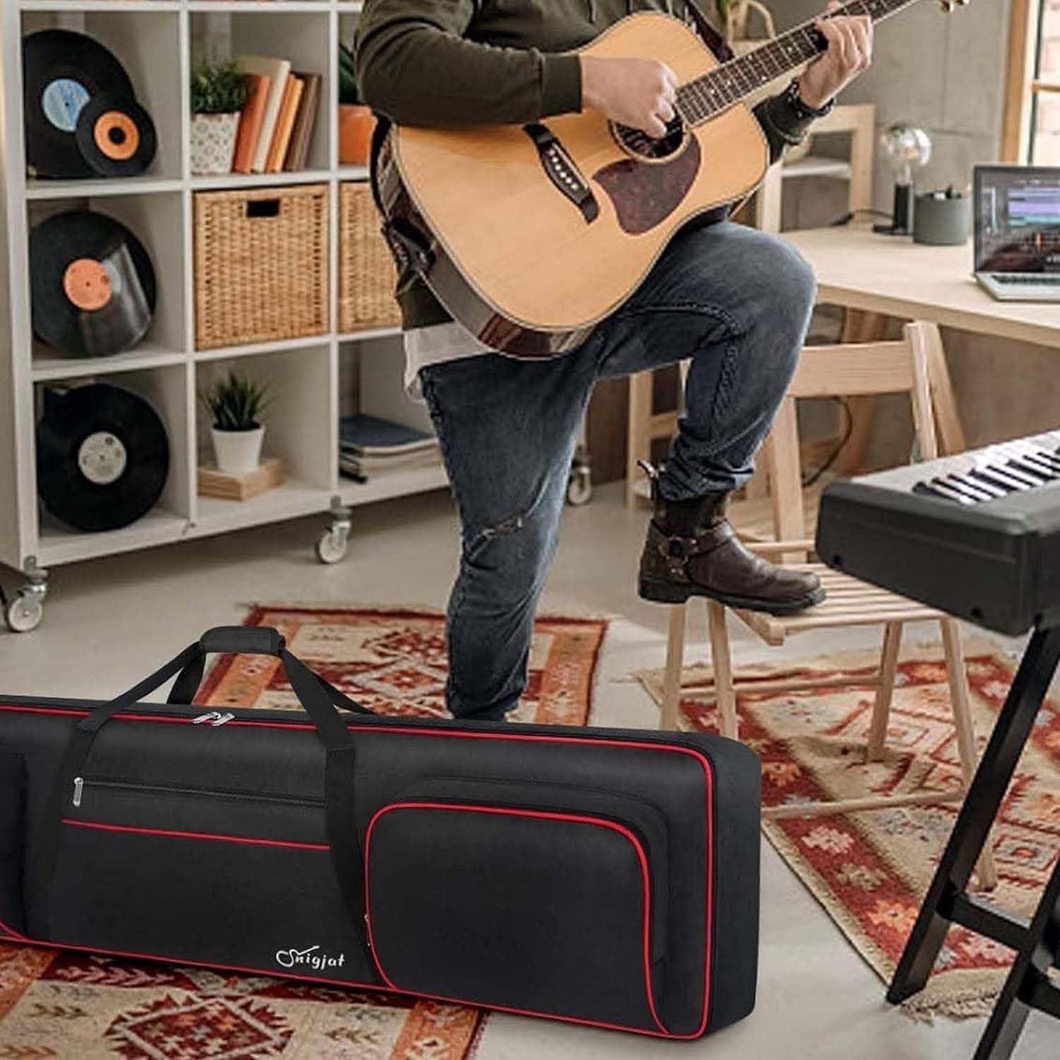88 Key Keyboard Case Soft with Adjustable Padded Shoulder Straps |