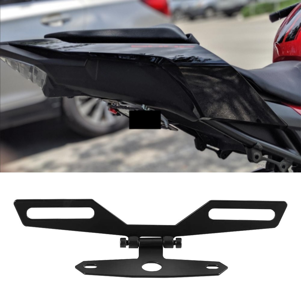 For Motorcycle Bike Plate License Holder Mount WITH Bracket LED Brake Tail Light
