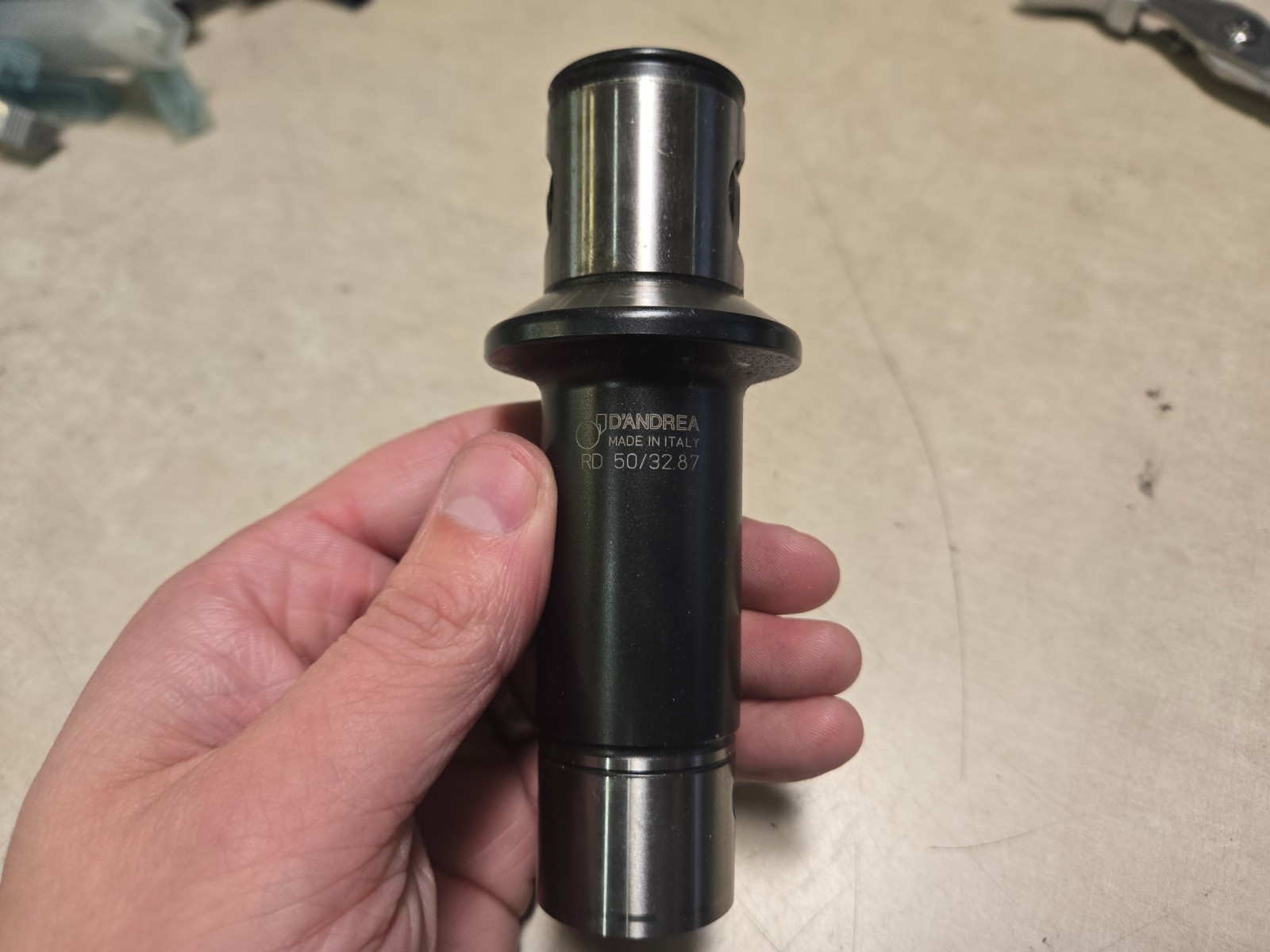 D'Andrea RD 50/32.87 Reducing Adapter Boring Head MHD 50 to MHD 32 Dandrea