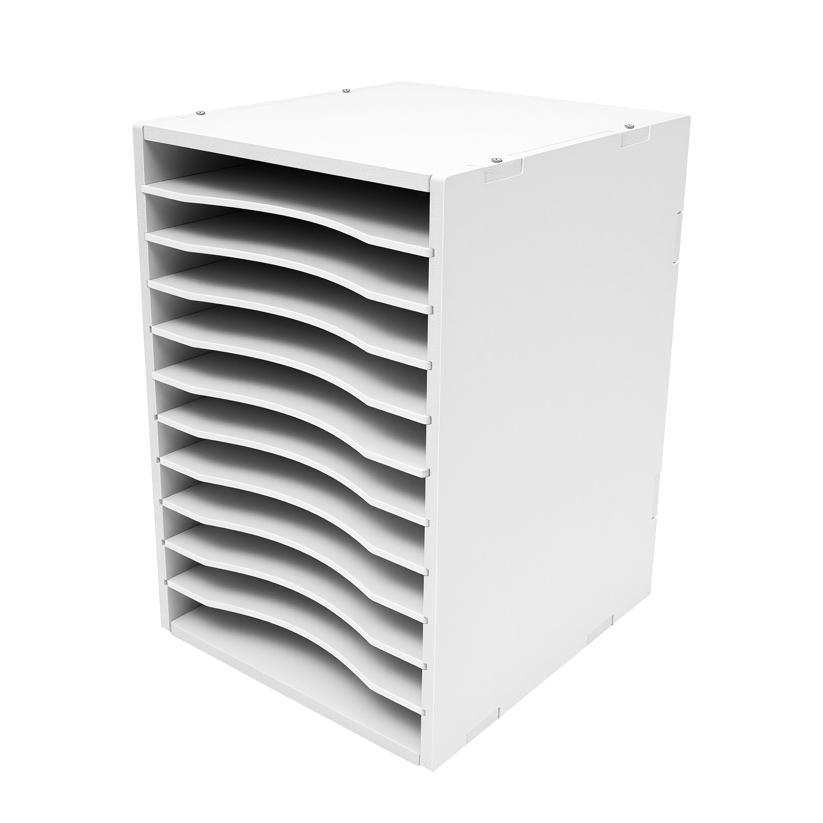 Vertical Desktop Sorter 11-Compartments Paper Storage Holder Document Organizer