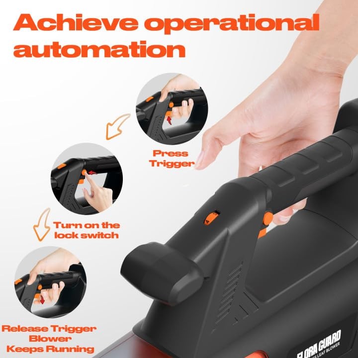 Cordless Leaf Blower Compatible with Dewalt 20V Max Battery, 600 CFM/190MPH, Bru