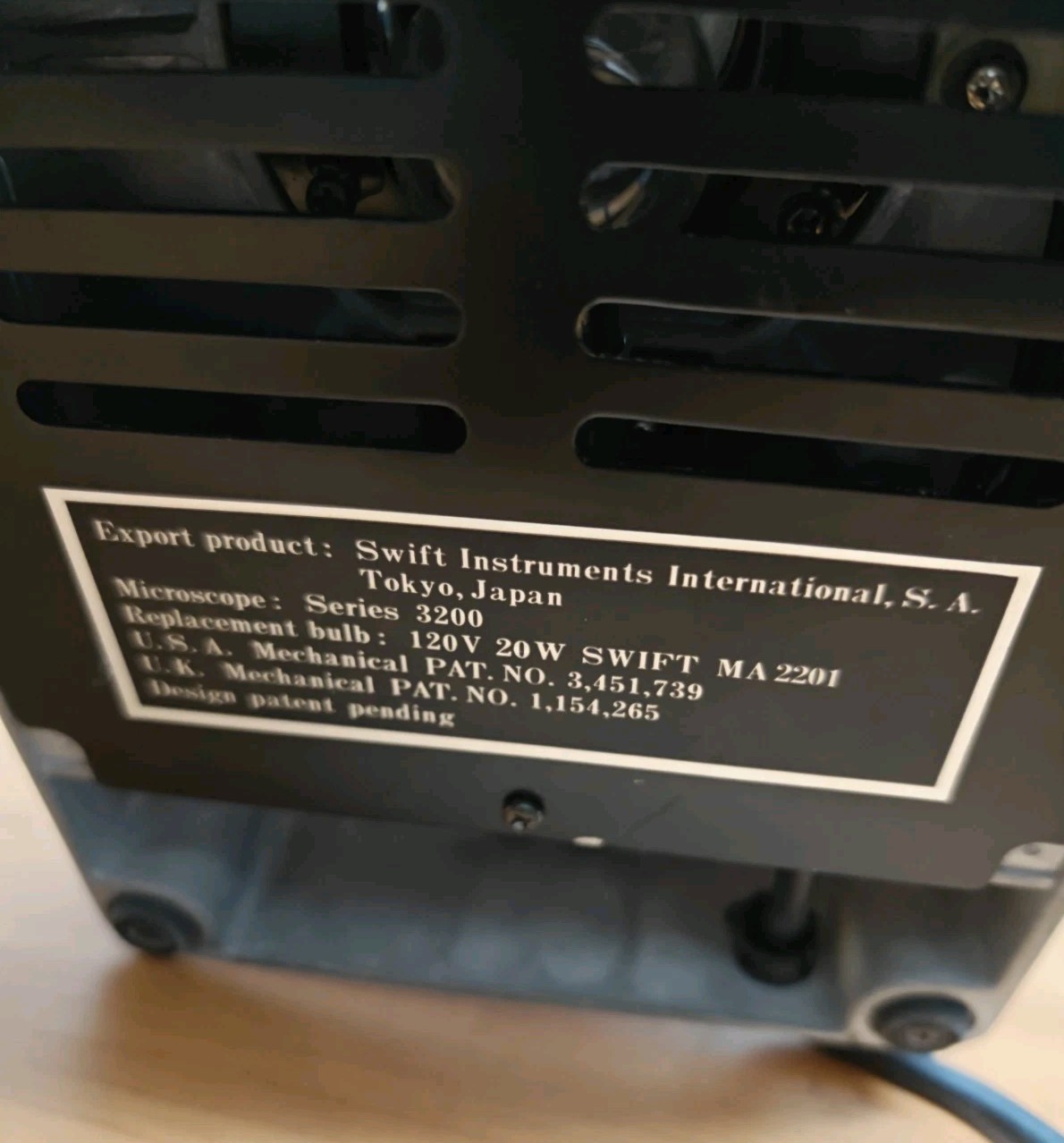 Vintage Swift M3200 Biological Microscope