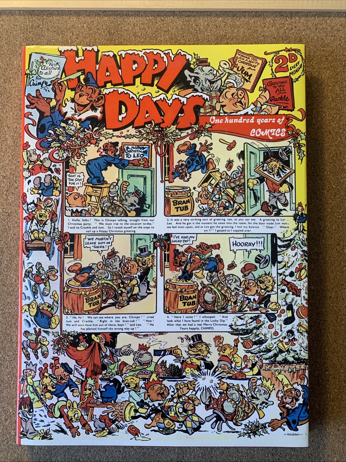 Happy Days 100 Years Of Comics by Denis Gifford Excellent Cond. 1988 Edition