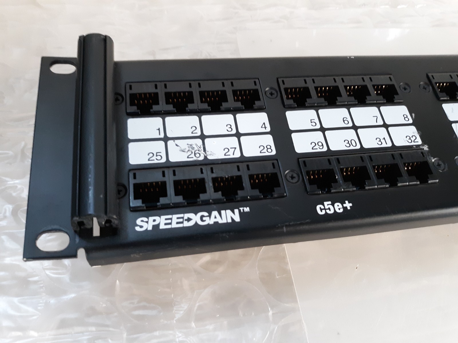 Hubbell P5E48UE SpeedGain C5E+ 2U 48-Port Rack Mountable Patch