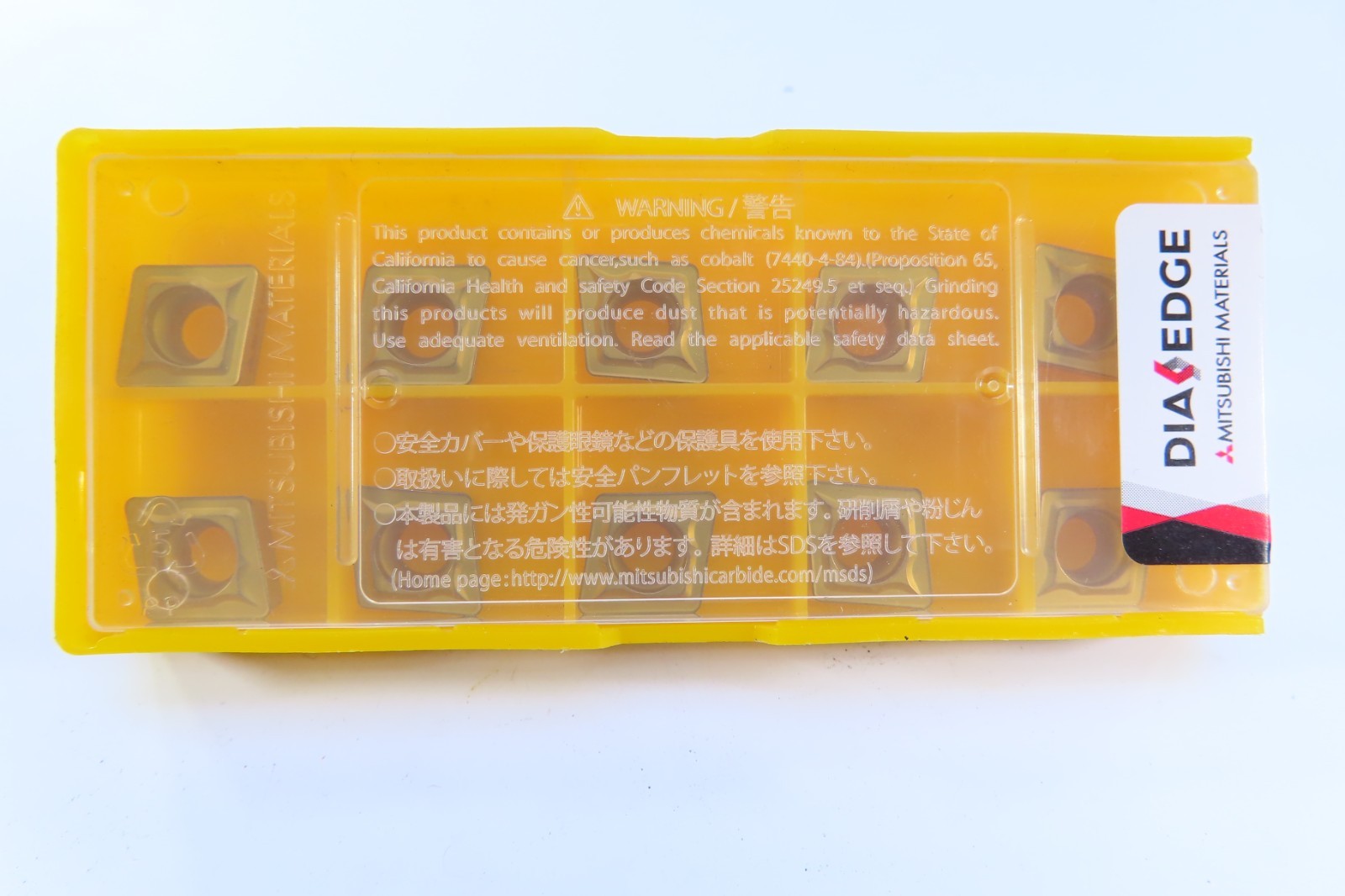 NEW BOX ( 10 PCS ) MITSUBISHI CCMT32.52MP MC6125 CCMT09T308-MP CARBIDE INSERTS