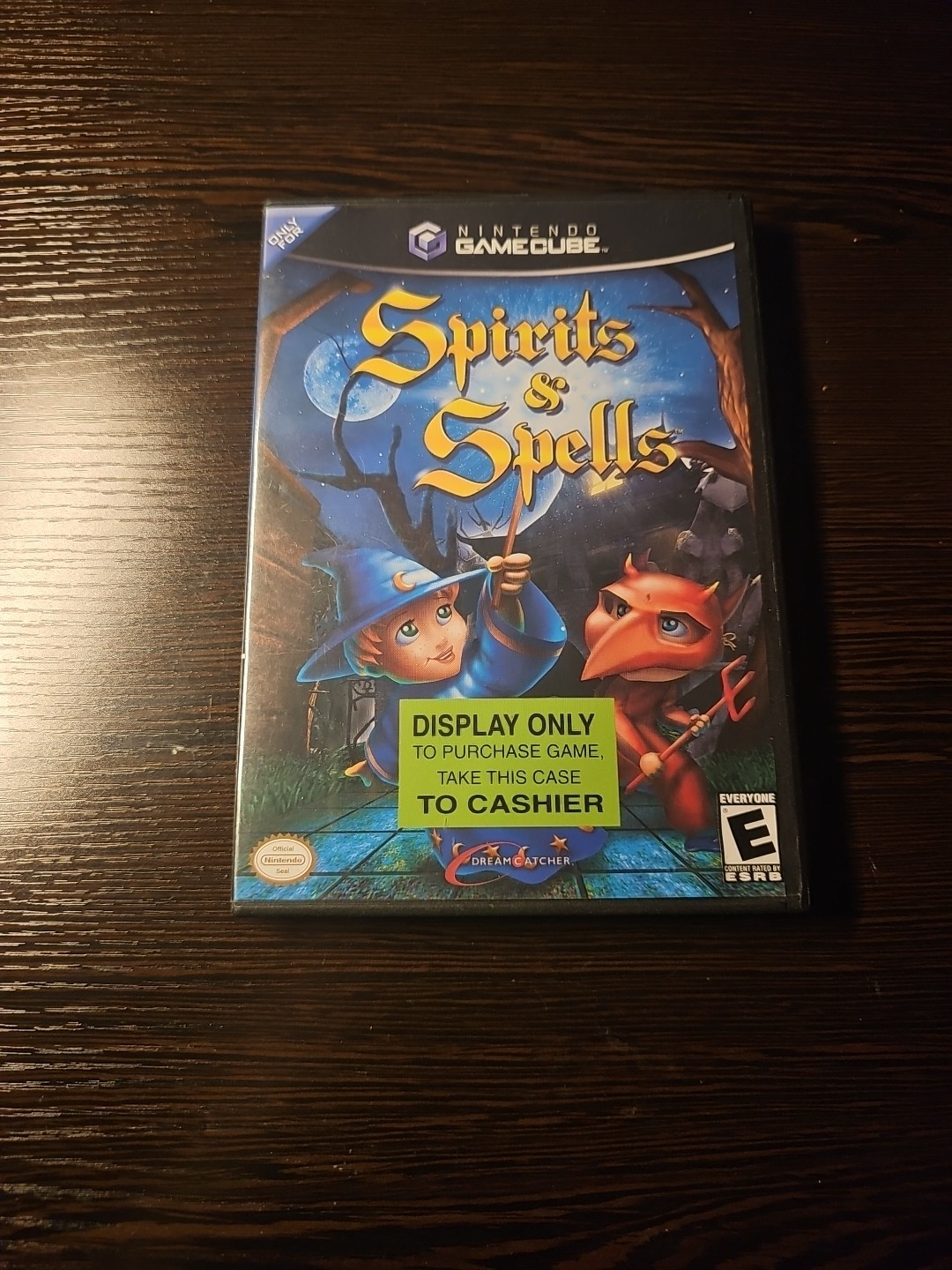 *NO GAME*Replacement Case Only Spirits & Spells GameCube Display Only Toys R Us