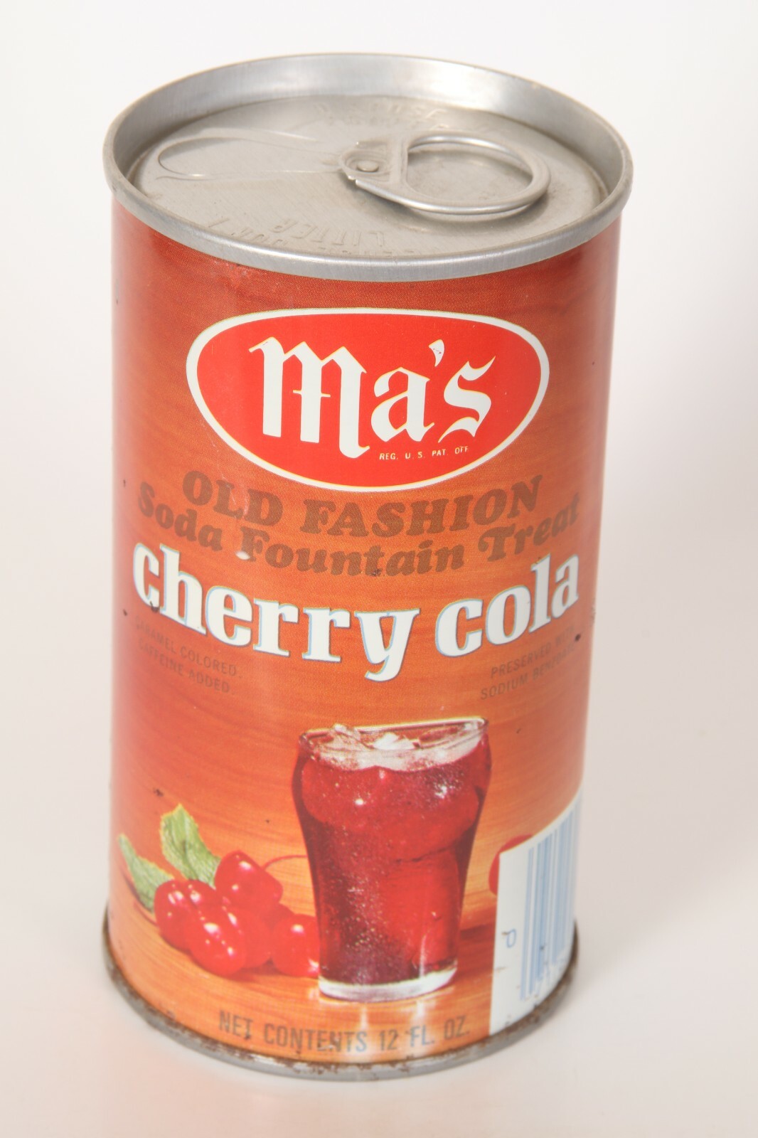 Ma's Cherry Cola Soda can